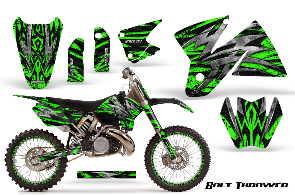 KTM C2 Graphics Kit Bolt Thrower Green NP Rims